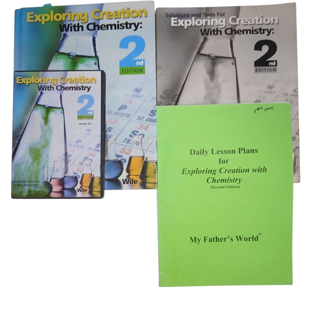 Exploring Creation with Chemistry 2nd Edition Apologia Set by Jay L. Wile